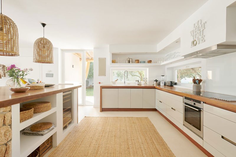 Ibiza villa rentals Can Basset kitchen